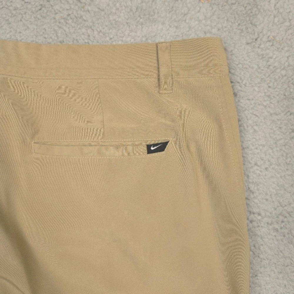 Nike Golf Mens Dri-FIT Standard Fit Pants 38x30 (Fit 40x30) Beige Khaki Stretch - Picture 11 of 13